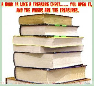 ... treasure chest……. You open it, and the words are the treasures