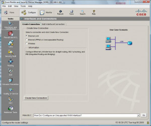 cisco 800 series router configuration