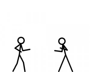 Stick Figure Gun Fight Gif I guess if we're being honest,