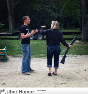 ... Marine, when you come home your mom can still take your gun from you