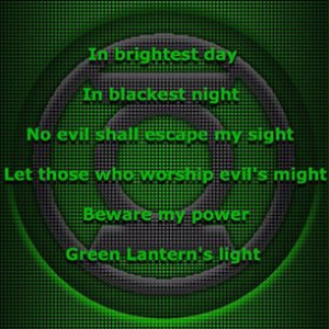 quotes Day 1 Green Lantern Oath Will Power quote quotes