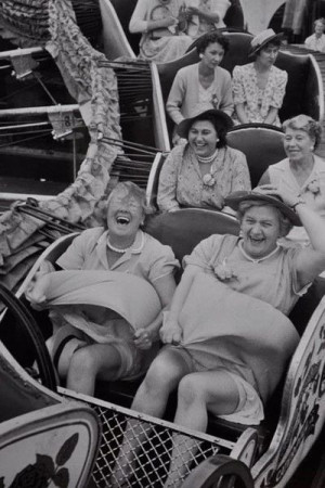 You can choose to live your life with the joy of the front row or ...