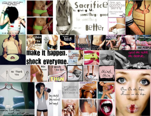 thinspo collage Image