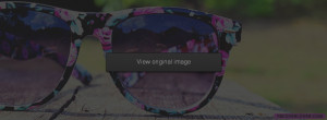 Pink Flowery Sunglasses Facebook Covers More Cute Covers for Timeline