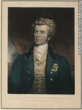 Portrait of His Excellancy Sir Francis Bond Head Bart KCH 1793 1875