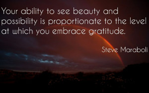 What a difference gratitude makes! #Thanksgiving