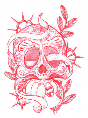 Tattoos Skull Tattoo Flash