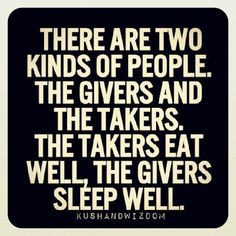 Givers Takers More