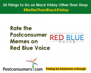 Rate Postconsumer Memes on Black Friday