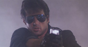 Marion Cobretti (Sylvester Stallone) utters the tagline in Cobra.