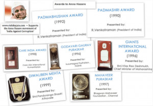 ... awards, lokpal, india against corruption, arvind kejriwal, jan lokpal
