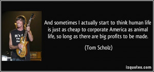 start to think human life is just as cheap to corporate America ...