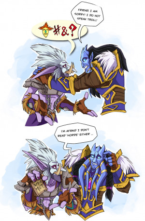 trolls wow world of warcraft draenei just felt like sharing because ...