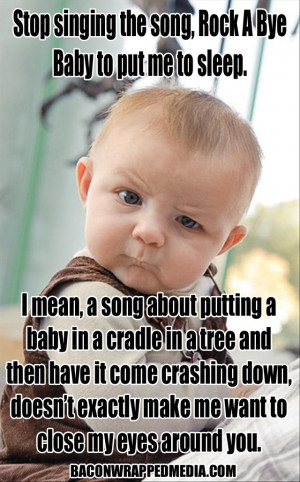 Skeptical Baby Meme (20 Pics)