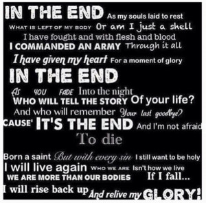 In The End - Black Veil Brides