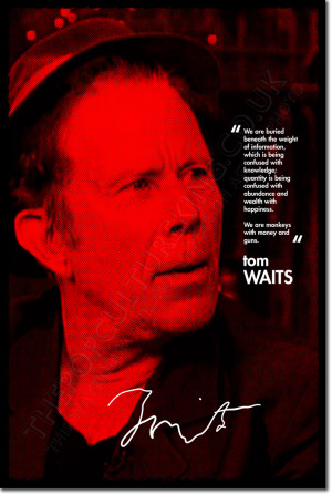 Details about TOM WAITS SIGNED ART PHOTO PRINT AUTOGRAPH POSTER GIFT ...