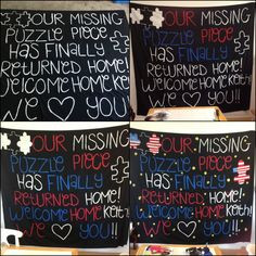 ... Homecoming Signs, Garages, Homecoming Signs Military, Puzzles Piece