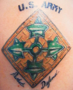 The Motto To Defend And Protect Army Tattoos Us Tattoo picture