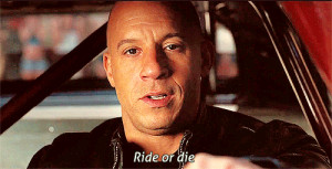 Vin Diesel Fast and Furious Ride or Die