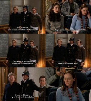 Gilmore Girls- this scene plus the one where Richard ...