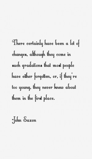 John Saxon Quotes amp Sayings