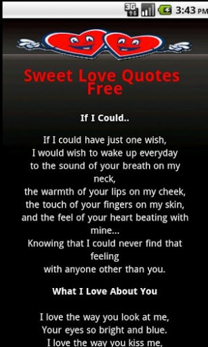 Sweet Love Quotes And Poems