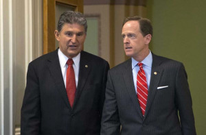 Senators Joe Manchin and Pat Toomey courtesy businessinsider.com