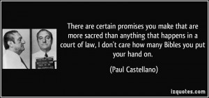 More Paul Castellano Quotes