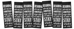 reading bookmarks printable