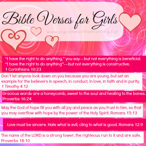Bible Verses for My Daughter