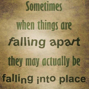 When things fall apart