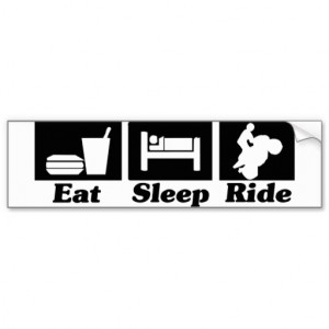 Eat Sleep Ride Sticker...