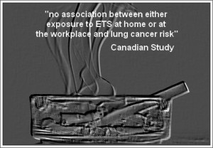 New study: No evidence linking SHS and lung cancer