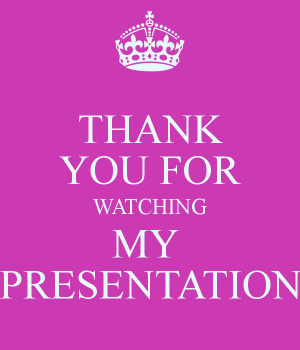 Keep Calm And Thank You For Watching Presentation