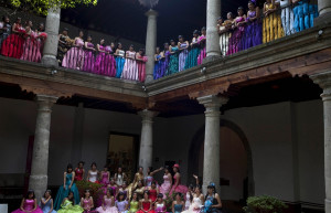 Mass Quinceanera thrown in Mexico City