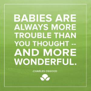 Great quote from Charles Osgood