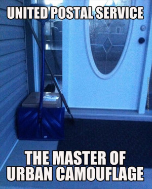 funny pictures united postal service masters of urban camouflage