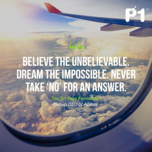 Believe the unbelievable. Dream the impossible. Never take ‘NO ...