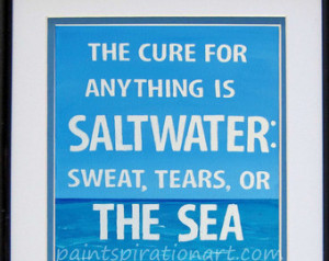 ... Quotes Painting Prints - Inspirational Sayings for Walls - Beach Art