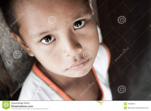 Portrait of a Filipino boy living in poverty - natural light - Manila ...