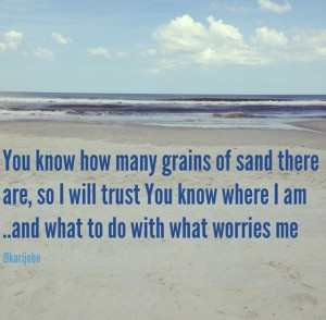 Grains of sand