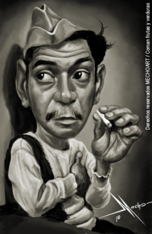 ... Moreno Cantinflas (medium) by Mecho tagged cantinflas,comediant,mexico