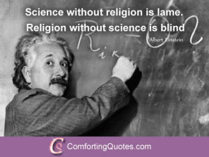 Albert Einstein Quotes About Science and Religion