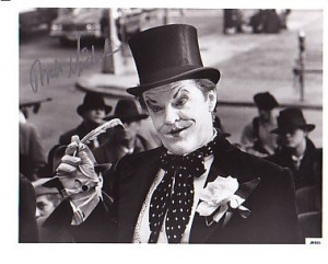 Jack Nicholson Signed Autographed Batman Joker Photo