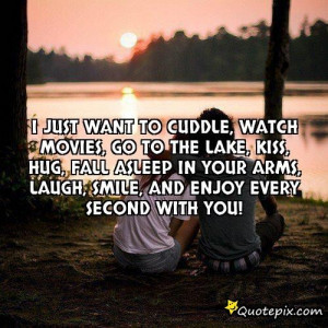 Just Want to Cuddle Quotes