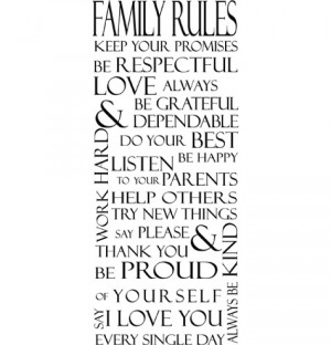 Family Rules. Trading Phrases...what a neat website! by Hughesee