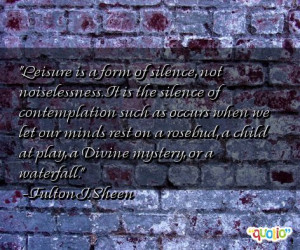 Leisure Quotes