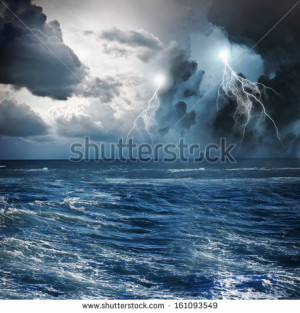 Quotes Pictures List: Dark Stormy Seas In The Night