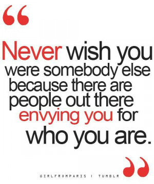 Be who u r...