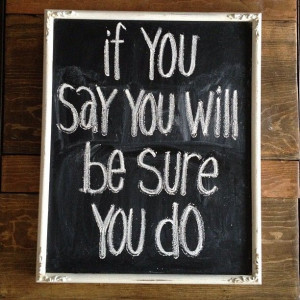 society where it has become socially acceptable to not follow through ...